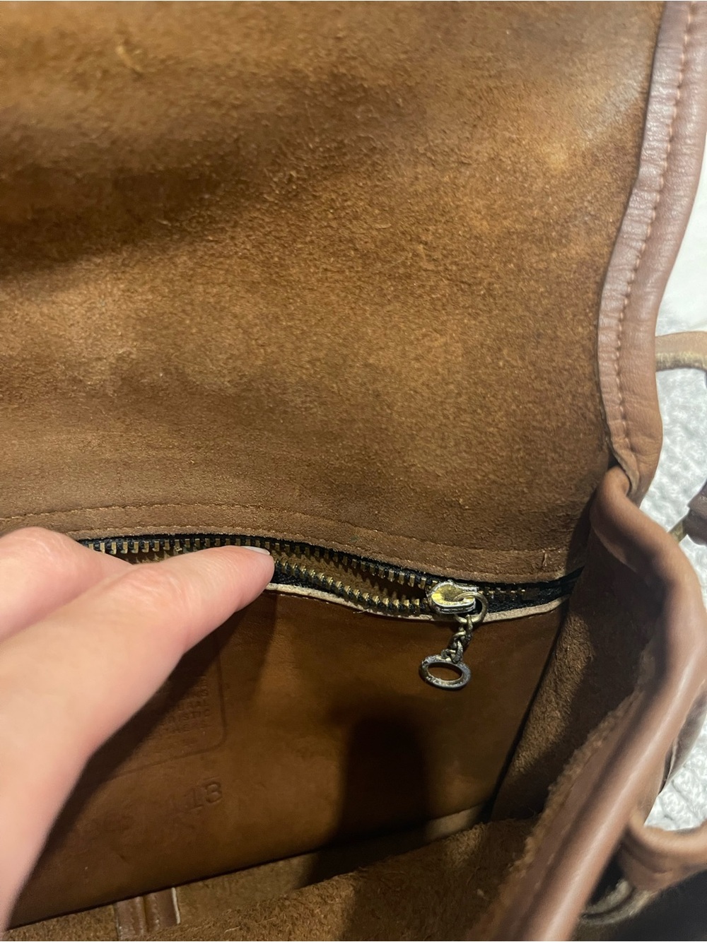 Vintage Coach Legacy Brown Leather Turnlock Crossbody Shoulder Bag - Picture 7 of 16